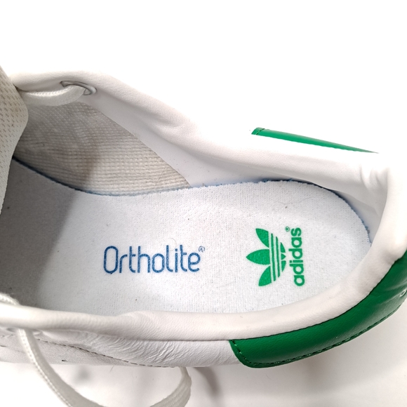 Adidas Stan Smith Ortholite Sneakers Size Men 7 Size Women 9 White and Green - Picture 5 of 8
